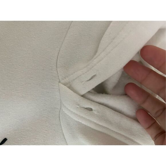 Bella+Canvas White Fleece Pullover - Picture 5 of 6